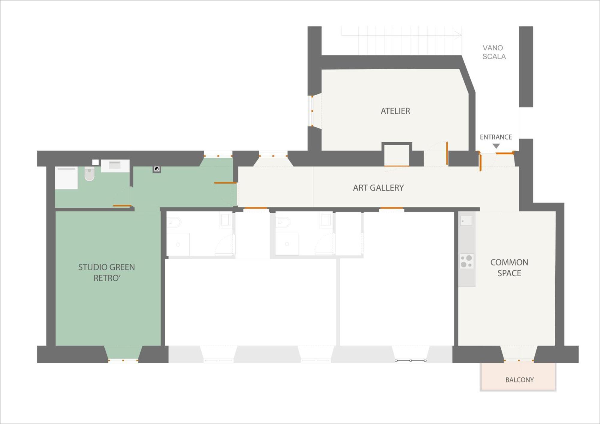 Art Lab Residence Roma Habitación foto